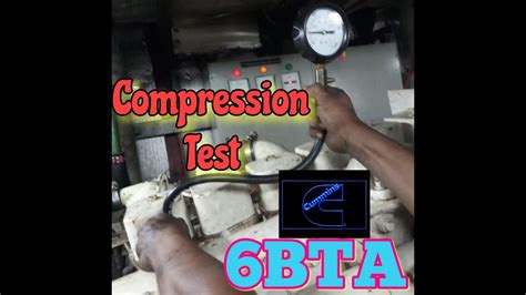 12 cummins 6bt compression test how to do|12 valve Cummins compression test .